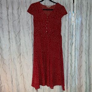 Polka dot red dress ❤️